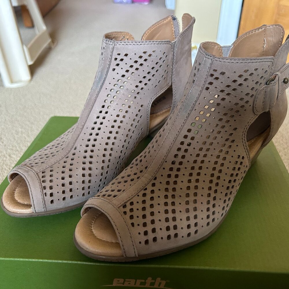 Ladies Earth 'Keri' Open-toe booties